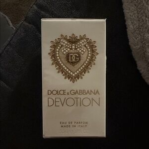 Dolce & Gabbana Devotion Perfume with Gold Accents